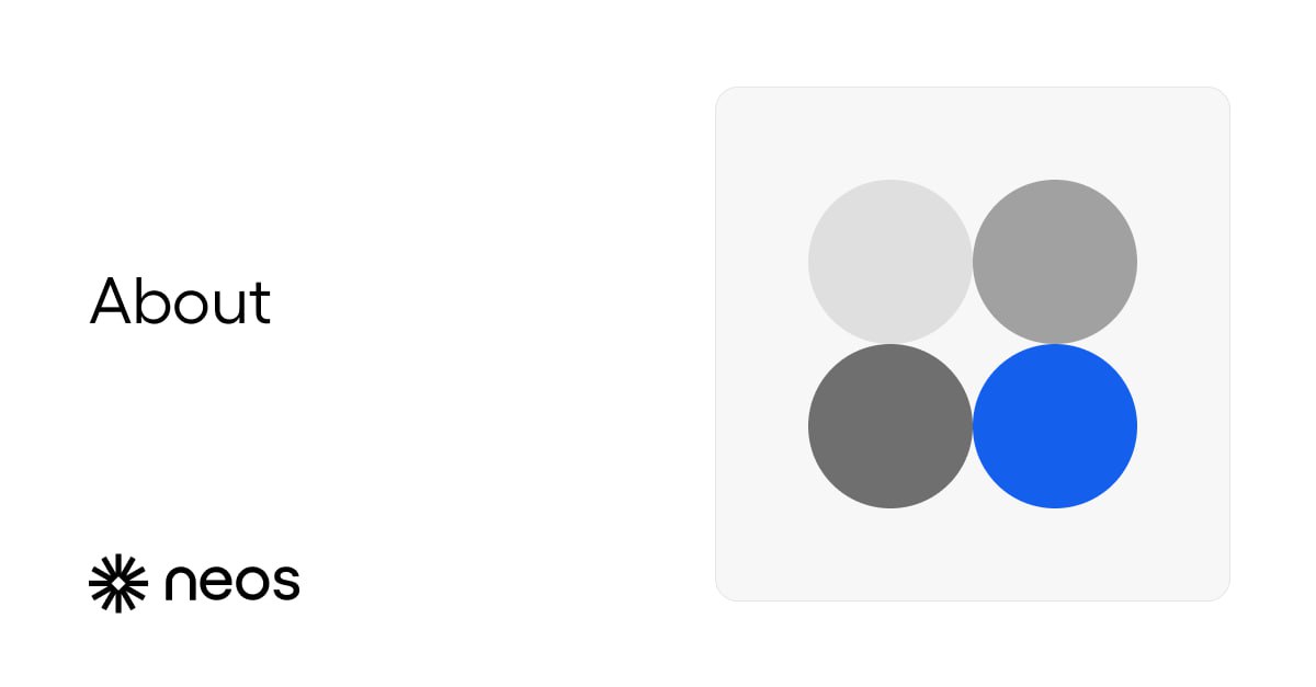 Neos Database About Neos | Decentralized Scientific Research